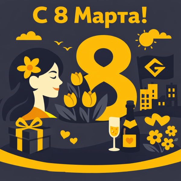 C 8 марта